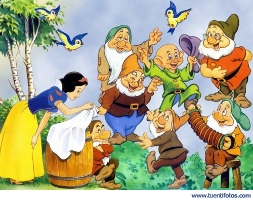 Dibujos de Blancanieves Y Los Siete Enanitos
