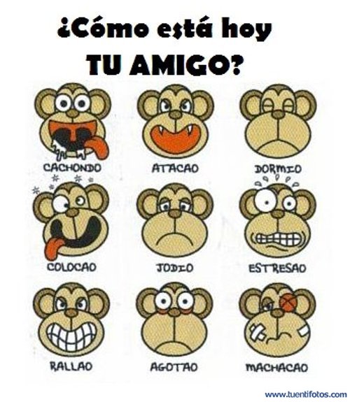 Dibujos de Como Está Hoy Tu Amigo