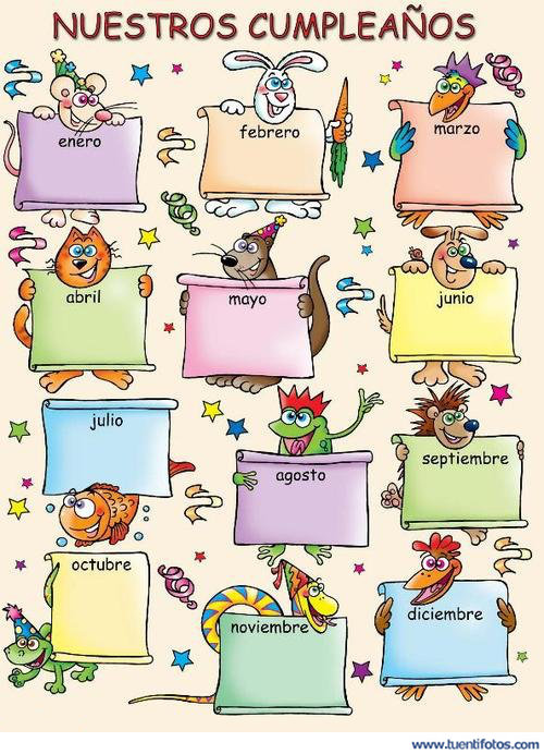 Dibujos de En Que Mes Cumples Años
