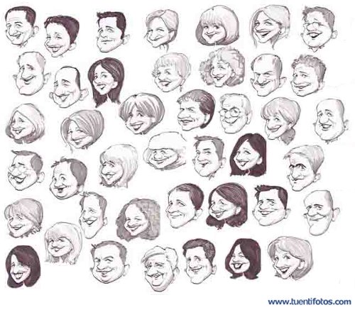 Dibujos de Las Caras De Tus Amigos