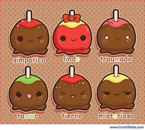 Dibujos de Manzanas Dulces