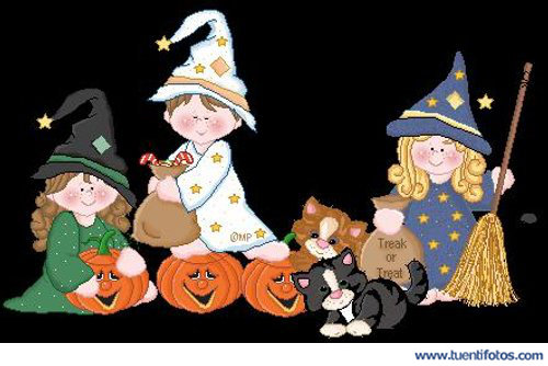 Dibujos de Niños En Hallowen