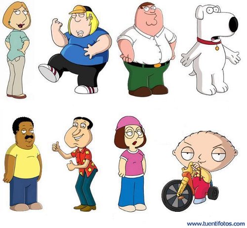Series de Personajes De Padre De Familia