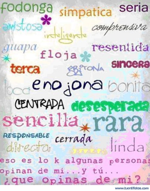 Textos de Que Opinas De Mi