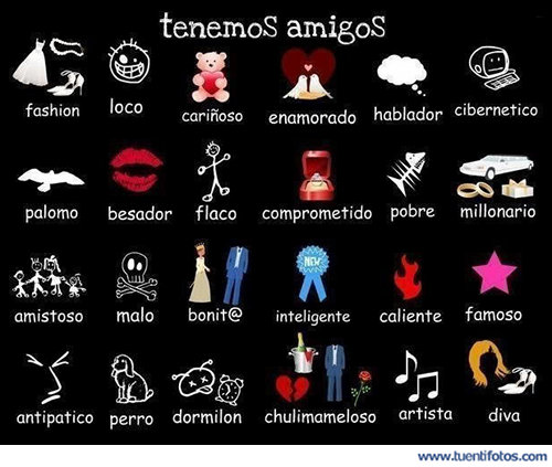 Dibujos de Todos Tenemos Un Amigo Fondo Negro