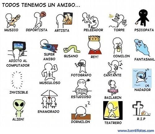 Dibujos de Todos Tenemos Un Amigo Muñequito