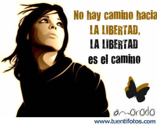 Frases de No Hay Camino Hacia La Libertad