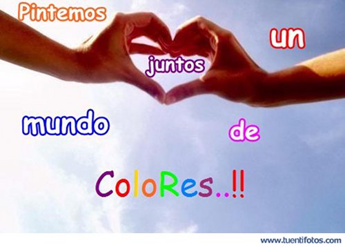 Frases de Pintemos Juntos Un Mundo De Colores