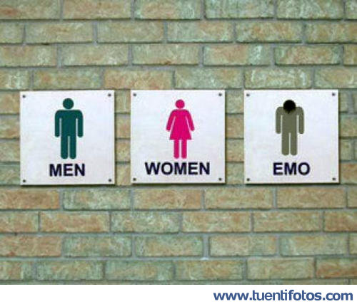 Señales de Baño Para Emos
