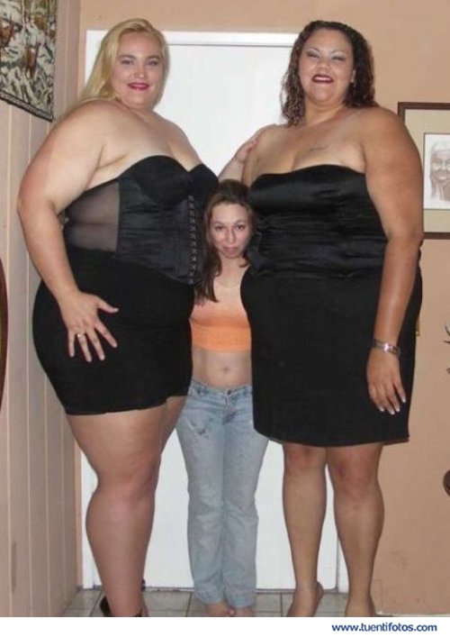 Personas de Chicas Forzudas de 2 Metros