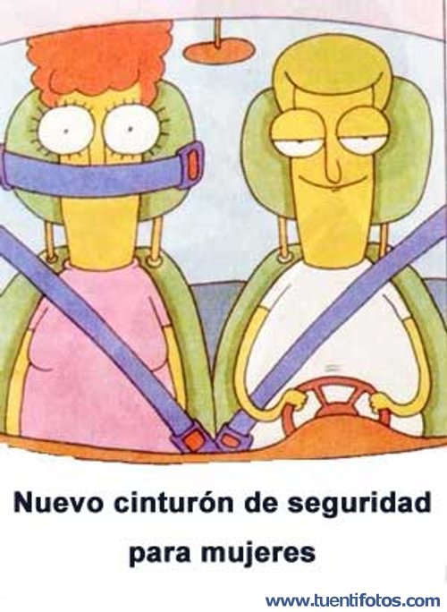 Machista de Cinturón De Seguridad Para Mujeres