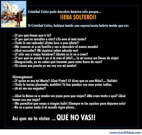 Textos de Cristobal Colón Era Soltero
