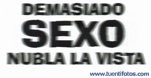 Señales de Demasiado Sexo Nubla La Vista