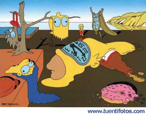 Dibujos de El Dali De Los Simpson