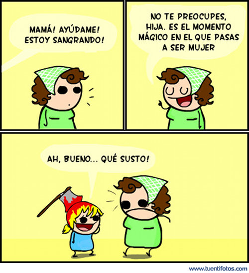 Chistes de Mamá Estoy Sangrando