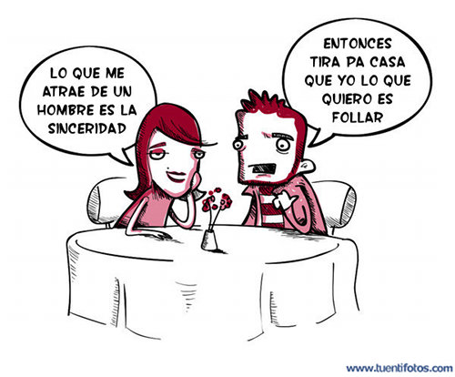 Chistes de Me Atrae La Sinceridad