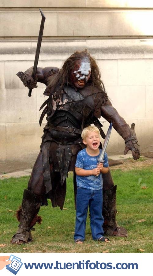 Bromas de Niño Contra Orco