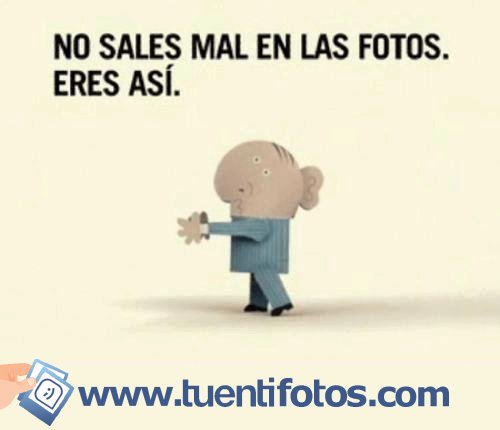 Dibujos de No Sales Mal en las Fotos