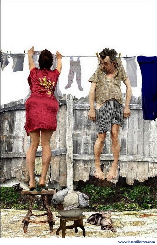 Personas de Poniendo a Secar Al Borracho