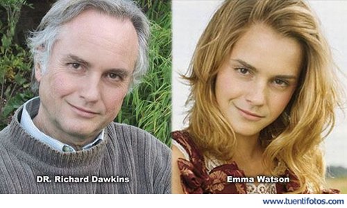 Parecidos de Richard Dawkins Emma Watson