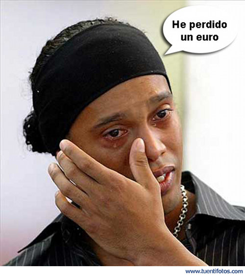 Personas de Ronaldinho Llorando