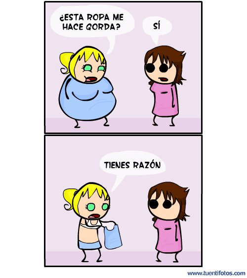 Chistes de Ropa Me Hace Gorda