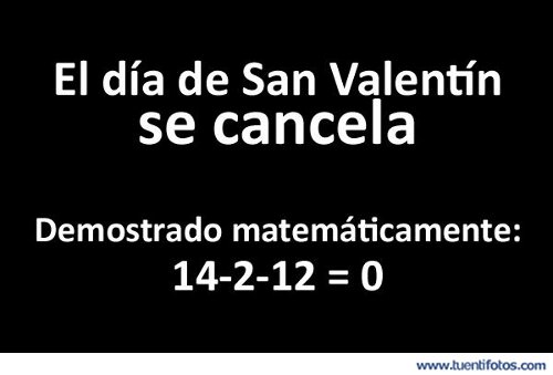 Señales de Se Cancela San Valentín