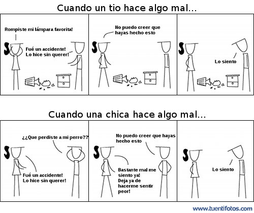 Machista de Un Tio Hace Algo Mal