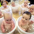 Miniatura de Bebés En Cubos