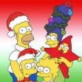 Miniatura de Familia Simpson En Navidad
