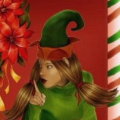 Miniatura de Elfas De Papá Noel