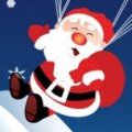 Miniatura de Papá Noel Paracaidista