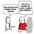 Miniatura de Camiseta Roja Daltónico