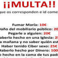 Miniatura de Multa Por Locuras