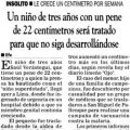 Miniatura de Niño Con Pene De 22 Centímetros