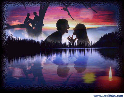 Románticas de Juntos En El Lago